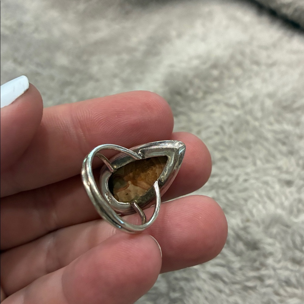 Spot Jasper Ring - image 6